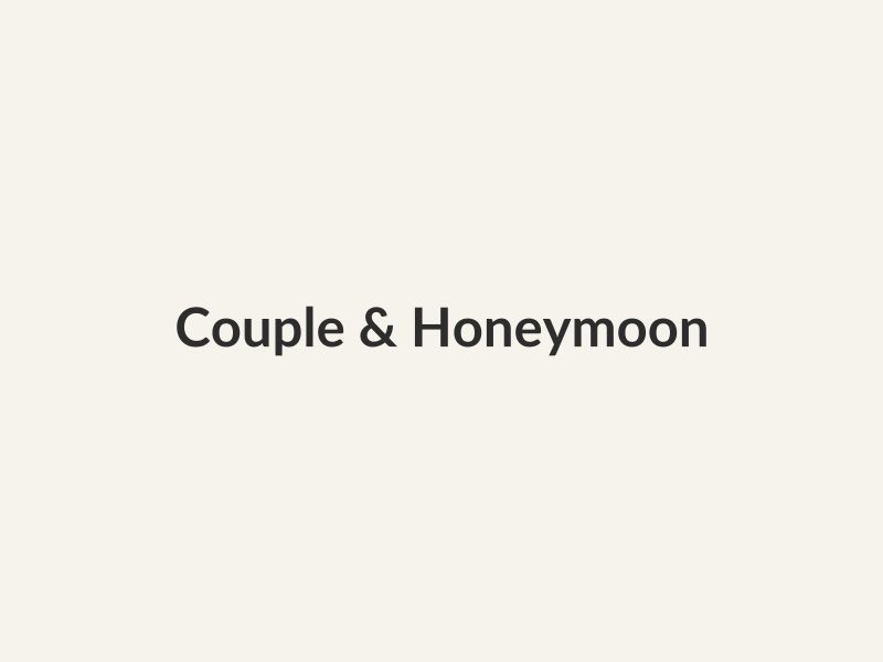 Couple & Honeymoon